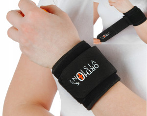 2xOpaska Na Nadgarstek Orteza Stabilizator Ściągacz Para Na Dwie Ręce 2szt