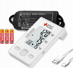 Ciśnieniomierz Naramienny Medyczny Do Mierzenia Ciśnienia Baterie Kabel USB
