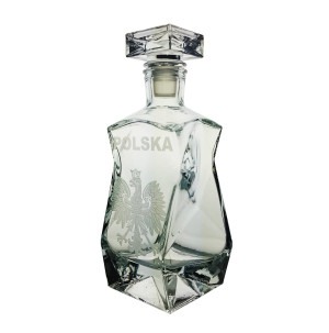 Karafka do whisky 750 ml whisky Orzeł POLSKA