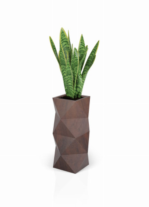  Designerska Donica Monumo Asti Corten Effect z wewnętrzną
półką H:78