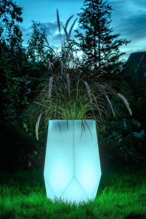  Geometryczna duża donica podświetlana Monumo Bari Light
żarówka RGB H:71
