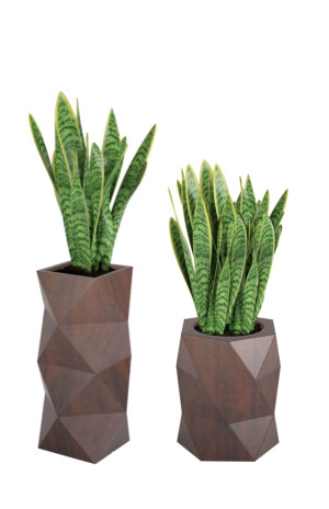  Zestaw 2 Eleganckich Donic Monumo Asti & Modena Corten
effect z wewnętrzną półką