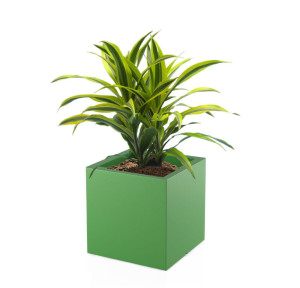  Kwadratowa Donica Monumo Pixel Pot limonka pełna pojemność
H:40