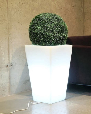  Smukła donica podświetlana Monumo Slim line S Light barwa
neutralna H:70
