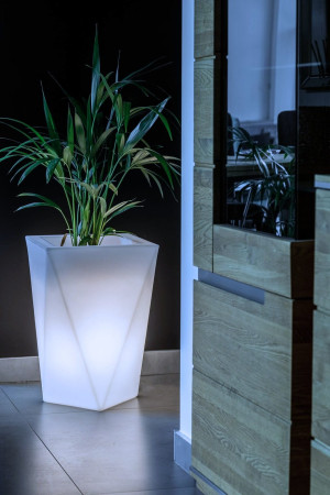  Stylowa donica podświetlana Monumo Vaso Light barwa
neutralna H:59