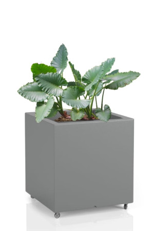  Kwadratowa donica na kółkach Monumo Pixel Pot szara
H:50