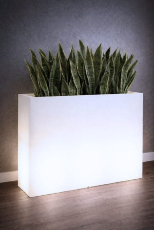  Prostokątna donica podświetlana Monumo Lungo Grande Light
barwa neutralna H:60