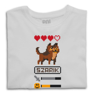Koszulka dziecięca czołg Rudy Szarik Pixelart