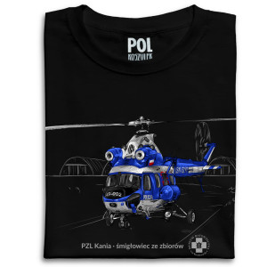 Koszulka śmigłowiec PZL Kania Policja