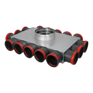 Sk rozdzielacz płaski 16x75/160 plastikowy króciec