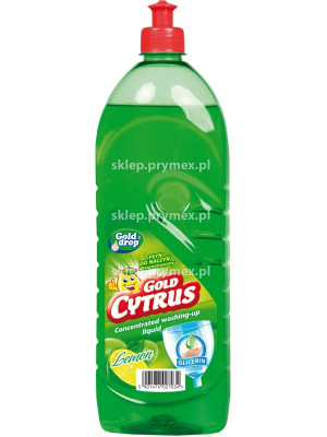 Gold płyn do mycia naczyń, 1 L, z gliceryną, koncentrat, cytryna