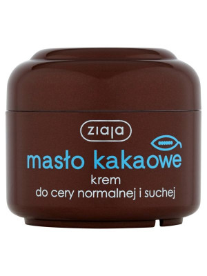 Ziaja krem do twarzy do cery normalnej, suchej poprawia koloryt skóry, 50 ml, masło kakaowe