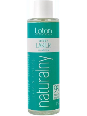 Loton 4 lakier do włosów naturalny, 125 ml, zapas
