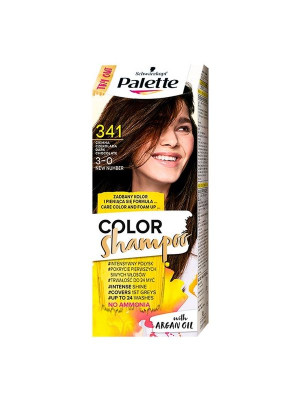 Palette szampon koloryzujący do włosów, 341 Ciemna Czekolada