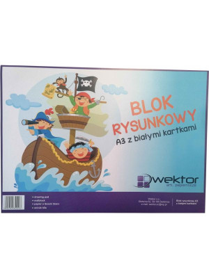 Blok Rysunkowy A3 Biały