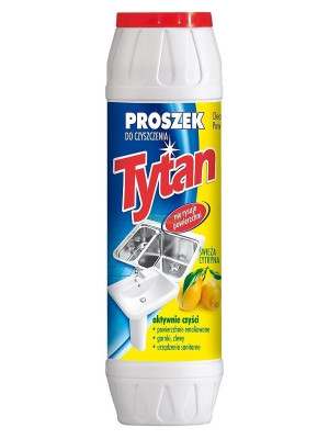Tytan proszek do czyszczenia, 500 g, Cytrynowy