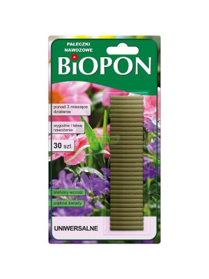Biopon Pałeczki Nawozowe Uniwersalne 30 szt