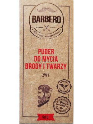 Barbero puder do mycia brody i twarzy, 50 g