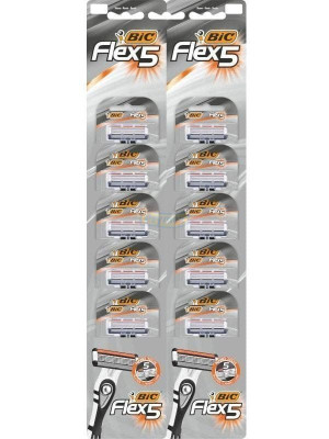 Bic maszynki do golenia jednorazowe, 10 szt, Flex 5