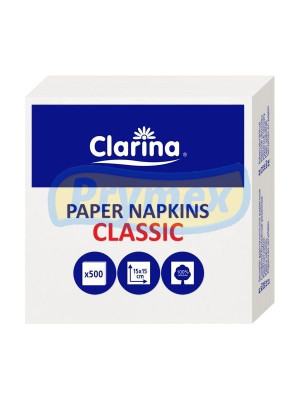Clarina serwetki gastronomiczne, 500 szt (15×15 cm)