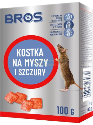 Bros Kostka na Myszy i Szczury 100 g