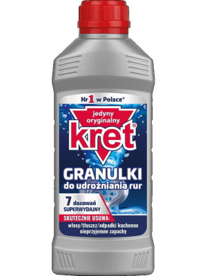 Kret granulki do udrażniania rur i syfonów, 280 g