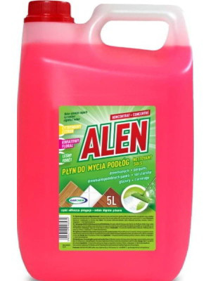 Alen płyn do podłóg drewnianych, paneli i glazury, 5 L, kwiatowy