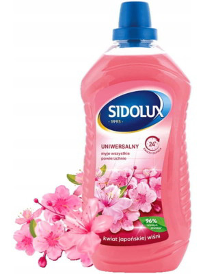 Sidolux płyn uniwersalny, 1 L, Kwiat Japońskiej Wiśni