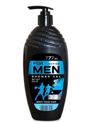 For Men żel pod prysznic dla mężczyzn, 777 ml, 3-w-1, Active