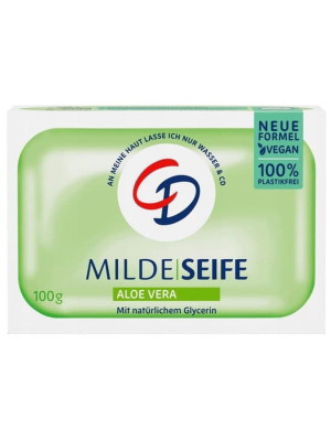 CD mydło w kostce, 125 g, z aloesem, Milde Seife (DE)