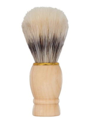 Pędzel do golenia brody, 9 cm, drewniana rączka, Jean