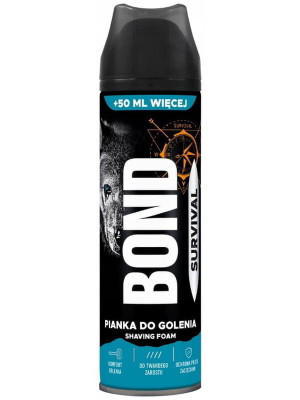 Bond pianka do golenia dla mężczyzn, 250 ml, Survival