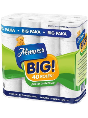 Almusso papier toaletowy 40 rolek 3-warstwowy Big