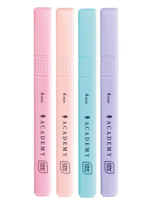 Zakreślacz 1 szt pastelowy Academy