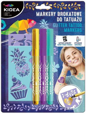 Markery brokatowe do tatuażu kidea 1 szt