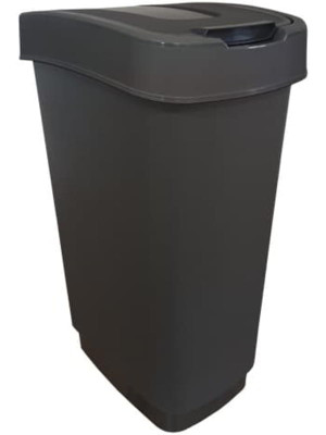 Kosz na śmieci (25 L) uchylny grafitowy Jotta