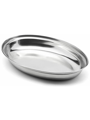 Półmisek metalowy (25 cm) owalny głęboki Tadar