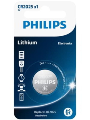 Philips Bateria Litowa CR2025 3V 1 szt