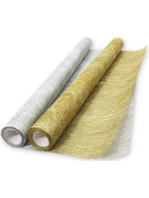 Flizelina (50 cm x 5y) mix kolorów metalik Penword