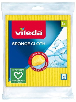 Ścierka Gąbczasta Sponge Cloth Vileda 3 szt
