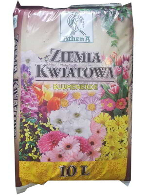 Ziemia Podłoże do Kwiatów Uniwersalna Athena 10 L