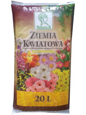 Ziemia Podłoże do Kwiatów Uniwersalna Athena 20 L