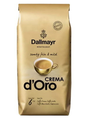 Dallmayr d`Oro Niemiecka Kawa Ziarnista Crema 1 kg