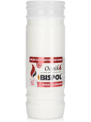 Bispol wkład parafinowy 5 dni do zniczy Ognik