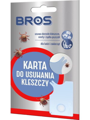 Bros Karta do Usuwania Kleszczy 1szt