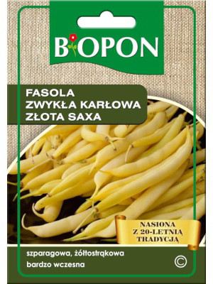 Nasiona fasola zwykła 22 g Karłowa Złota Saxa Bopon