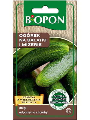 Nasiona ogórek 2 g na Sałatki i Mizerie Bopon