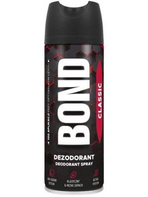 Bond dezodorant spray dla mężczyzn, 150 ml, Classic