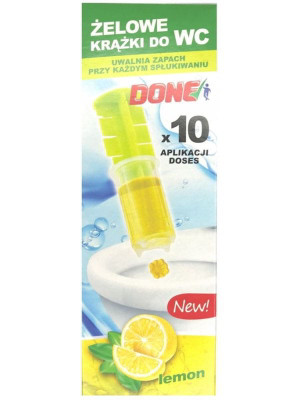 Done krążki żelowe do WC, 60 ml (10 aplikacji), Cytryna