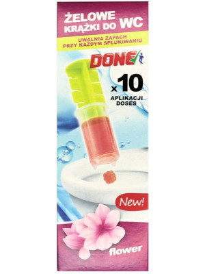 Done krążki żelowe do WC, 60 ml (10 aplikacji), Flower